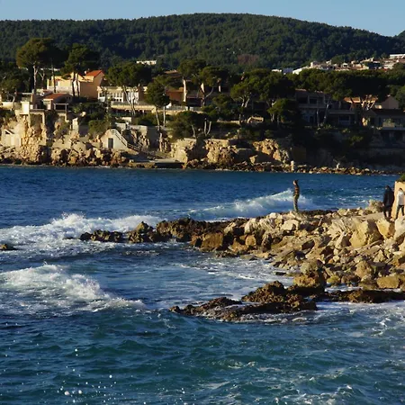 Charme Mediterranee Vue Mer Piscine Terrasse Clim Parking Gratuit 邦多勒