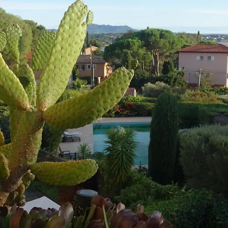 公寓 Charme Mediterranee Vue Mer Piscine Terrasse Clim Parking Gratuit