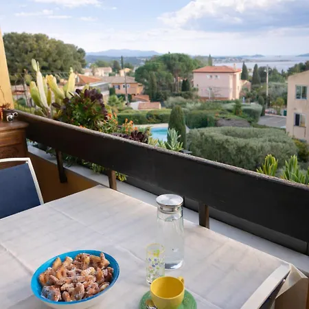 Charme Mediterranee Vue Piscine Terrasse Clim Parking Gratuit * בנדול