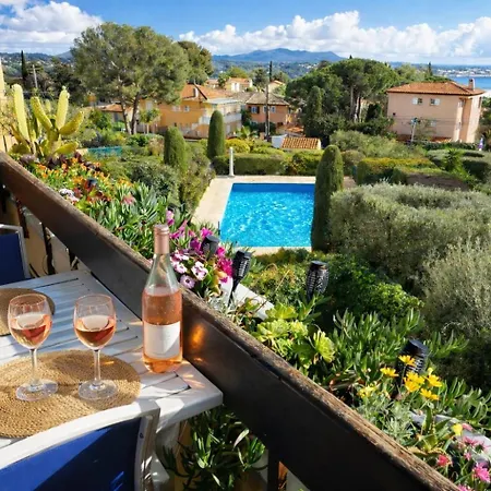Appartamento Charme Mediterranee Vue Piscine Terrasse Clim Parking Gratuit